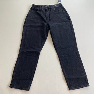 ABERCROMBIE & FITCH Black High Rise Mom Jean